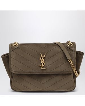 Saint Laurent Niki Tripouch Light Musk Bag - Green