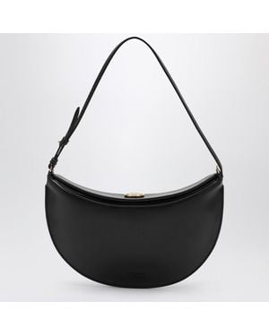 Jacquemus Kleine Ovalo-Tasche Aus Schwarzem Leder