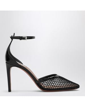 Alaïa Décolleté alto in rete - Nero