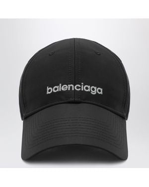 Balenciaga Techwear-Baseballkappe Mit Reflexeffekt - Schwarz