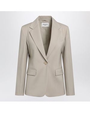 Weekend by Maxmara Single-Breasted Jacket - Gray