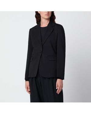 Weekend by Maxmara Single-Breasted Blazer - Black
