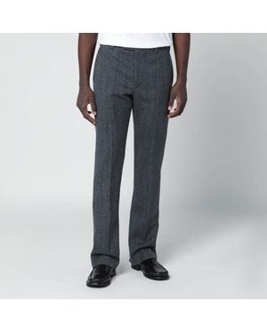 Gucci Mouliné Fabric Trousers - Grey