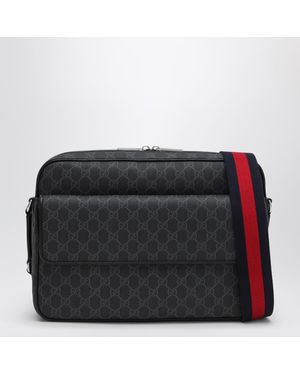 Gucci gg Supreme Fabric Shoulder Bag - Black