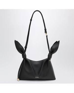 Loewe Mini Sac Scarf En Cuir De Veau Lisse Noir