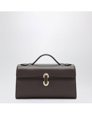 SAVETTE Small Symmetry Pochette Handbag - Brown