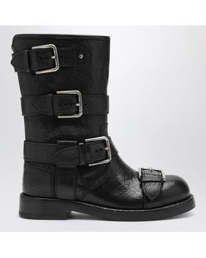Dolce & Gabbana Dolce & Gabbana Boots With Straps - Black