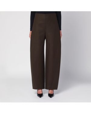 Alaïa Wide Pants - Brown