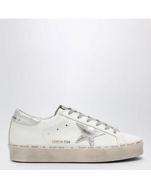 Golden Goose Hi-Star Trainers - White