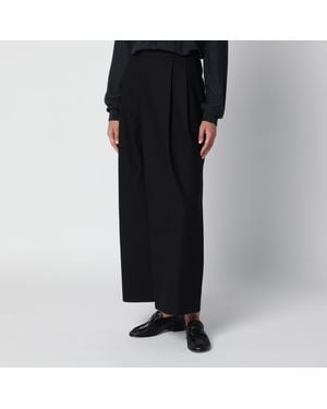 Source Unknown Leiko Wide-Leg Trousers - Black