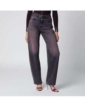 Haikure Washed- Denim Jeans - Purple