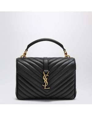 Saint Laurent Medium College Bag - Black