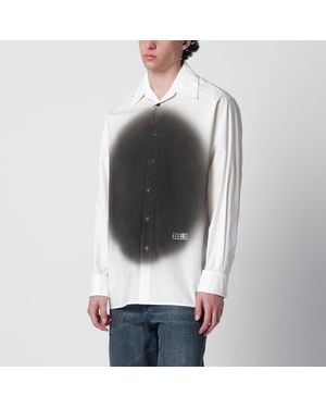MM6 by Maison Margiela Shirt With Spray Print - Grey