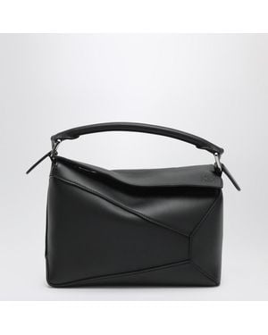 Loewe Petit Sac Puzzle Edge En Cuir - Noir