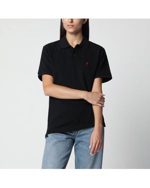 Ami Paris Polo Ami De Coeur Nera - Nero