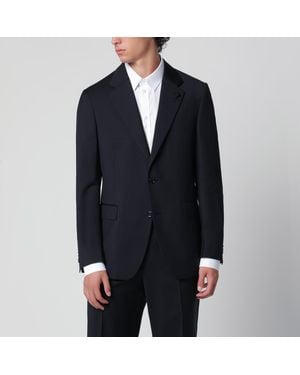 Lardini Single-Breasted Jacket - Blue