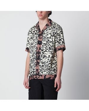 Dries Van Noten Shirt With Graphic Squiggle Print - Black
