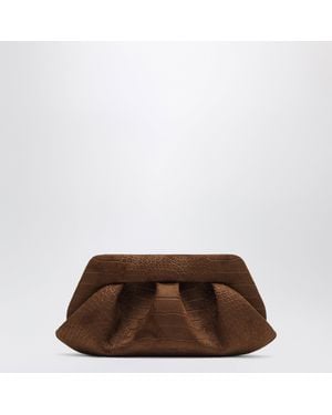THEMOIRÈ Borsa Bios Baguette Marrone Effetto Coccodrillo
