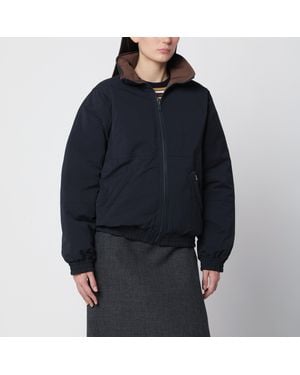 Prada And Reversible Down Jacket - Blue