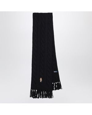 Polo Ralph Lauren Wool Polo Bear Scarf - Black