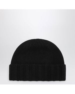 Drumohr Cashmere Beanie - Black