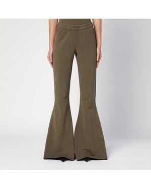 Entire studios Organic Cotton Military Flared Trousers - Brown