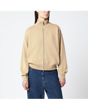 Carhartt Cotton Knit Zip Cardigan Sweatshirt - Blue