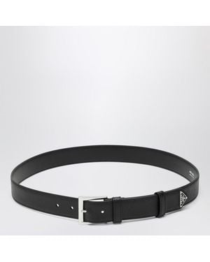 Prada Cintura in saffiano nera - Nero
