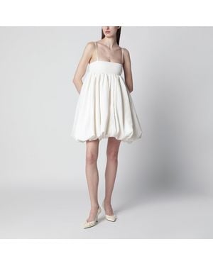 ROTATE BIRGER CHRISTENSEN Strapless Balloon Mini Dress - White