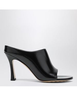 Bottega Veneta Leather Rana Mule - Black