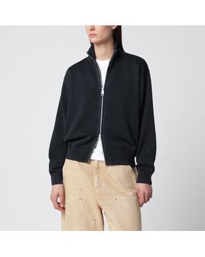 Carhartt Cotton Knit Zip Cardigan Sweatshirt - Black