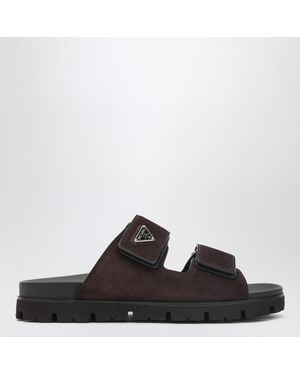Prada Strappy Sandals - Black