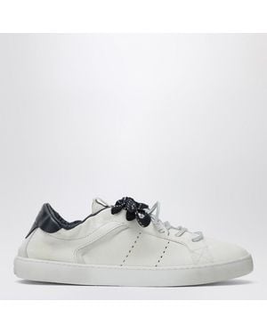 Miu Miu Leather Sneakers - White
