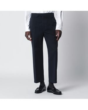 Thom Browne Cotton Trousers - Blue