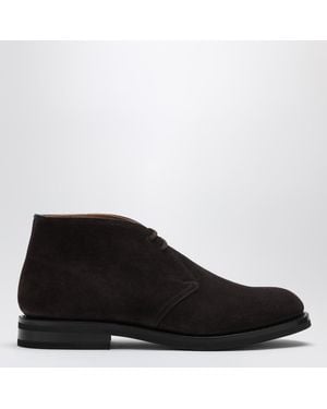 Church's Suede Leather Desert Boot - Black