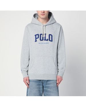 Polo Ralph Lauren Grey Cotton Sweatshirt With Logo