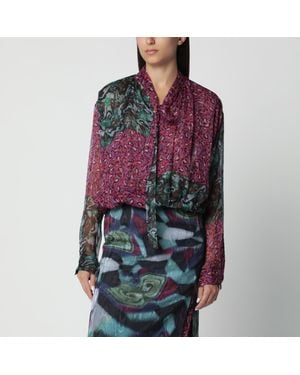 Dries Van Noten Multicoloured Silk Blouse