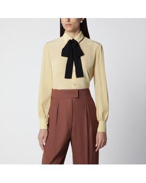 Valentino Camicia Con Fiocco Chiara - Rosso
