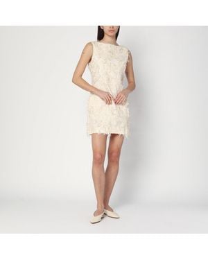 MKDT STUDIO Atelier Dashan Cream-Colored Dress - Natural