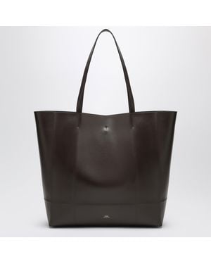 TOTEME Roam Leather Tote Bag - Black