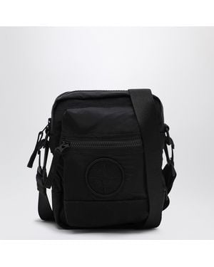 Stone Island Nylon Shoulder Bag - Black