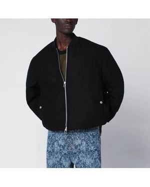 OAMC Wool-Blend Bomber - Black