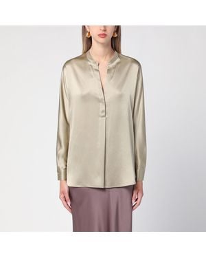 Vince Silk Blouse - Natural