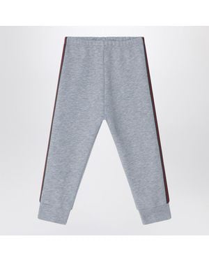 Gucci Jogging Trousers With Web Tape - Grey