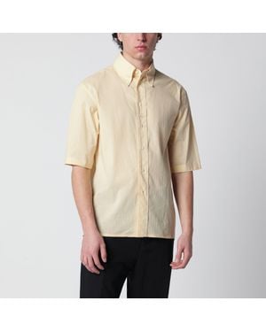 Lemaire Light Short-Sleeve Wool Shirt - Natural