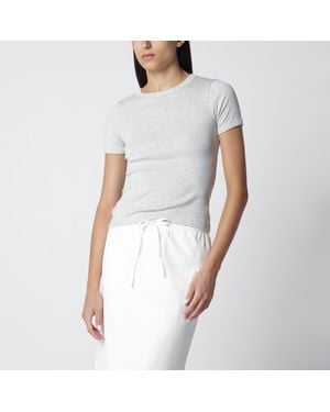 Flore Flore Mélange Car Tee Organic Cotton T-Shirt - White