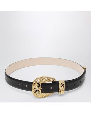 DEHANCHE Versailles Gürtel Schwarz/ Aus Leder
