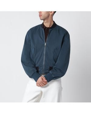 JW Anderson Cotton Jacket With Vintage Finish - Blue