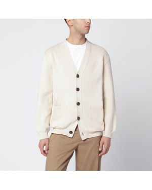 Golden Goose Cotton-Blend Cardigan - Natural
