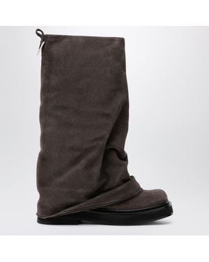 The Attico Robin Combat Boots - Brown